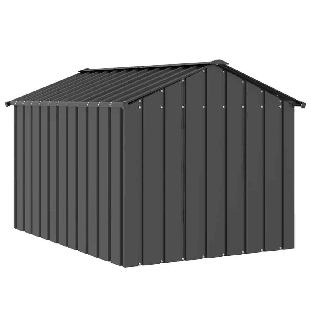 vidaXL Dog House with Roof 113x153x101 cm Galvanised Steel