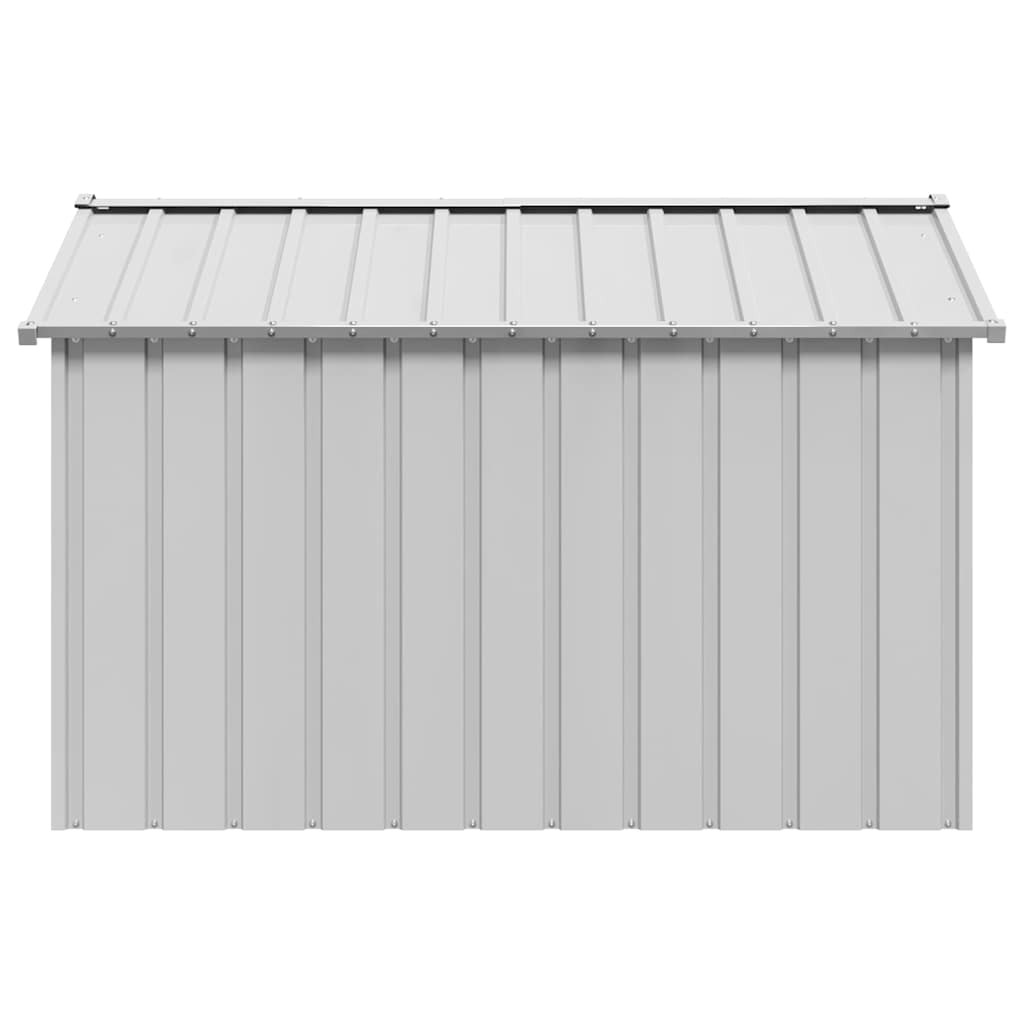 vidaXL Dog House with Roof 113x153x101 cm Galvanised Steel