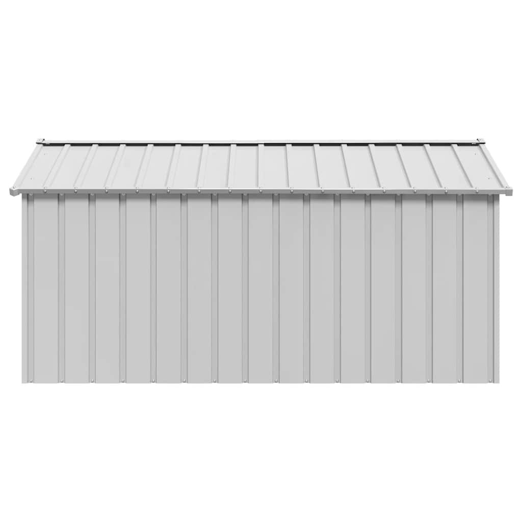 vidaXL Dog House with Roof 114x202x101 cm Galvanised Steel