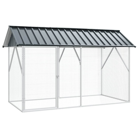 Bird Cage Anthracite 227 x 112 x 141 cm Galvanised Steel