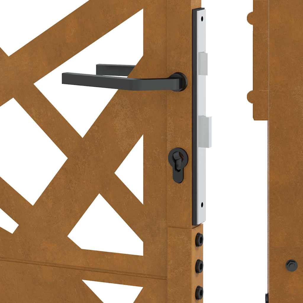 Garden Gate 100x200 cm Weathering Steel Light Design