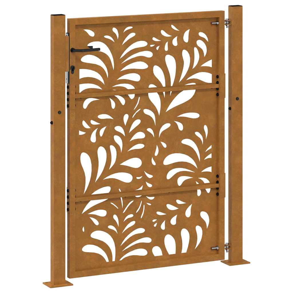 Garden Gate 100x150 cm Weathering Steel Wave Design