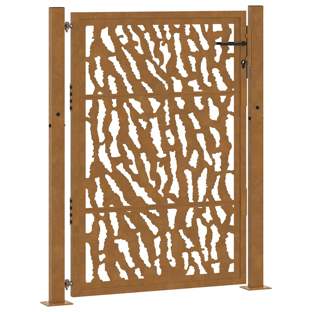 Garden Gate 100x125 cm Weathering Steel Trace Design