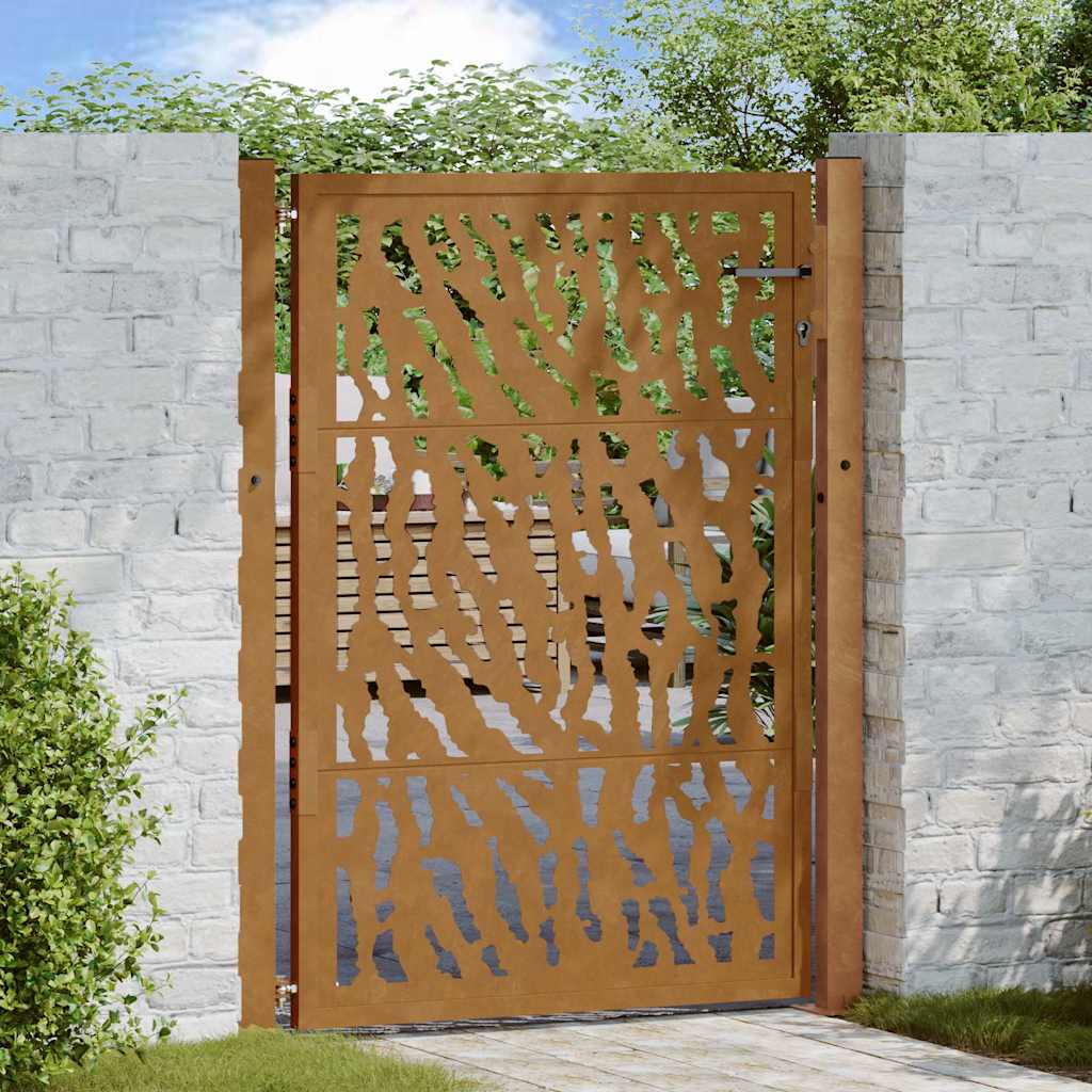 Garden Gate 100x150 cm Weathering Steel Trace Design