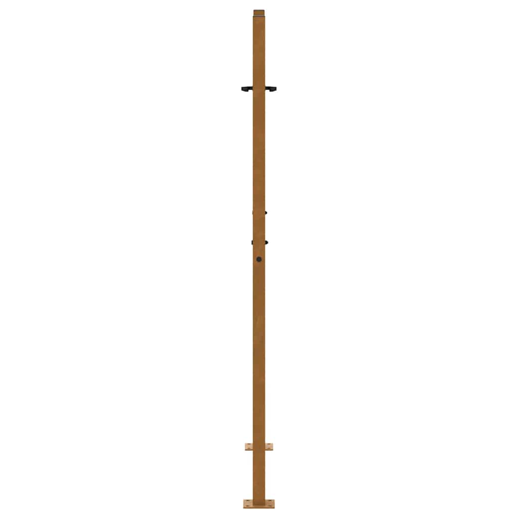 Garden Gate 100x150 cm Weathering Steel Flame Design