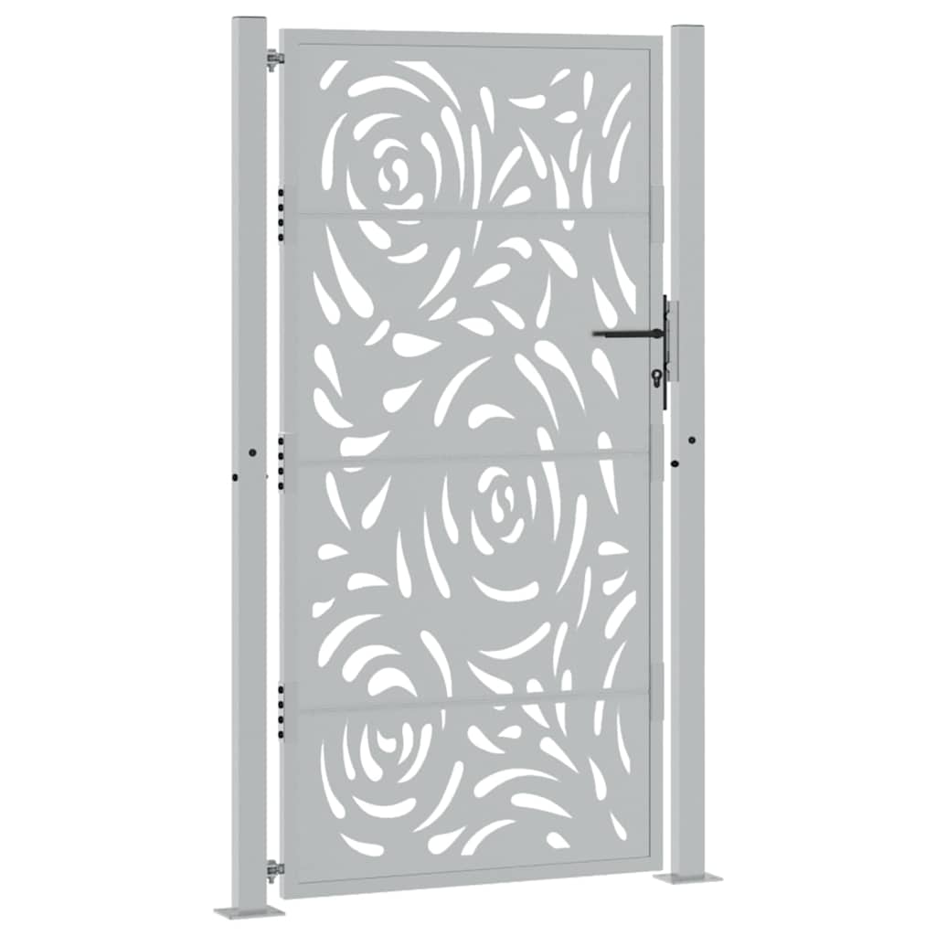 Garden Gate 100x175 cm Weathering Steel Flame Design