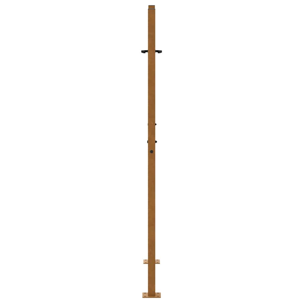 Garden Gate 100x150 cm Weathering Steel Cross Design