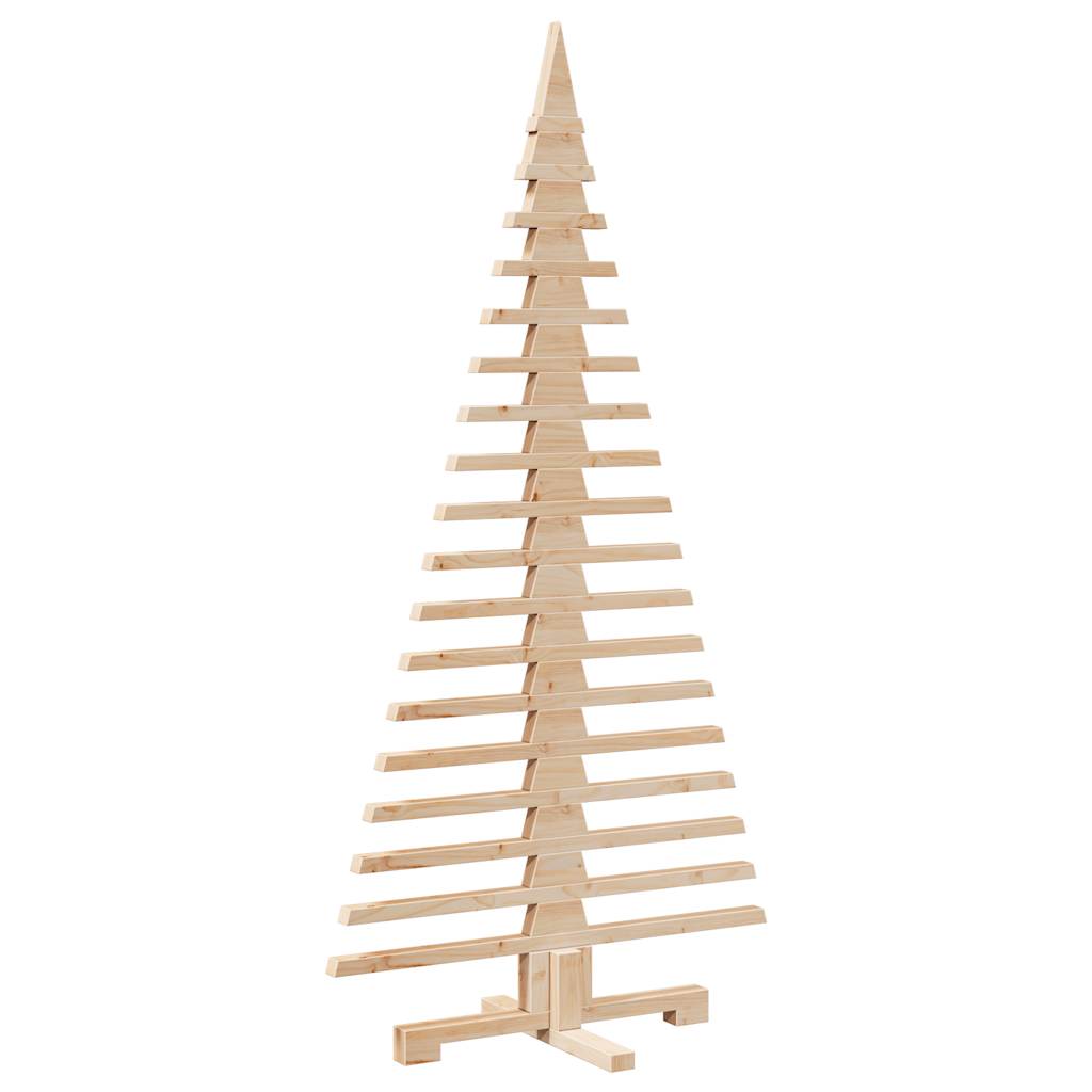 vidaXL Wooden Christmas Tree for Decoration 150 cm Solid Wood Pine