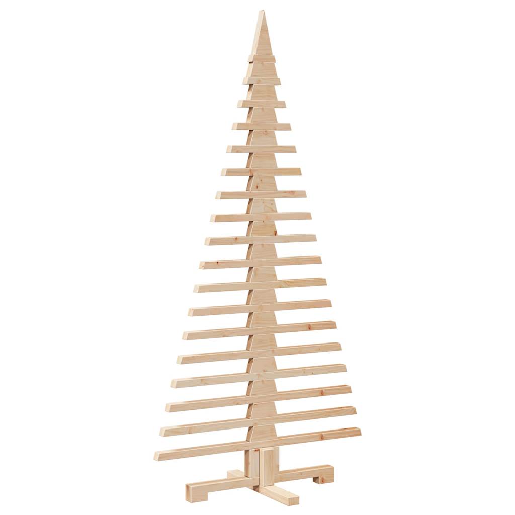 vidaXL Wooden Christmas Tree for Decoration 150 cm Solid Wood Pine