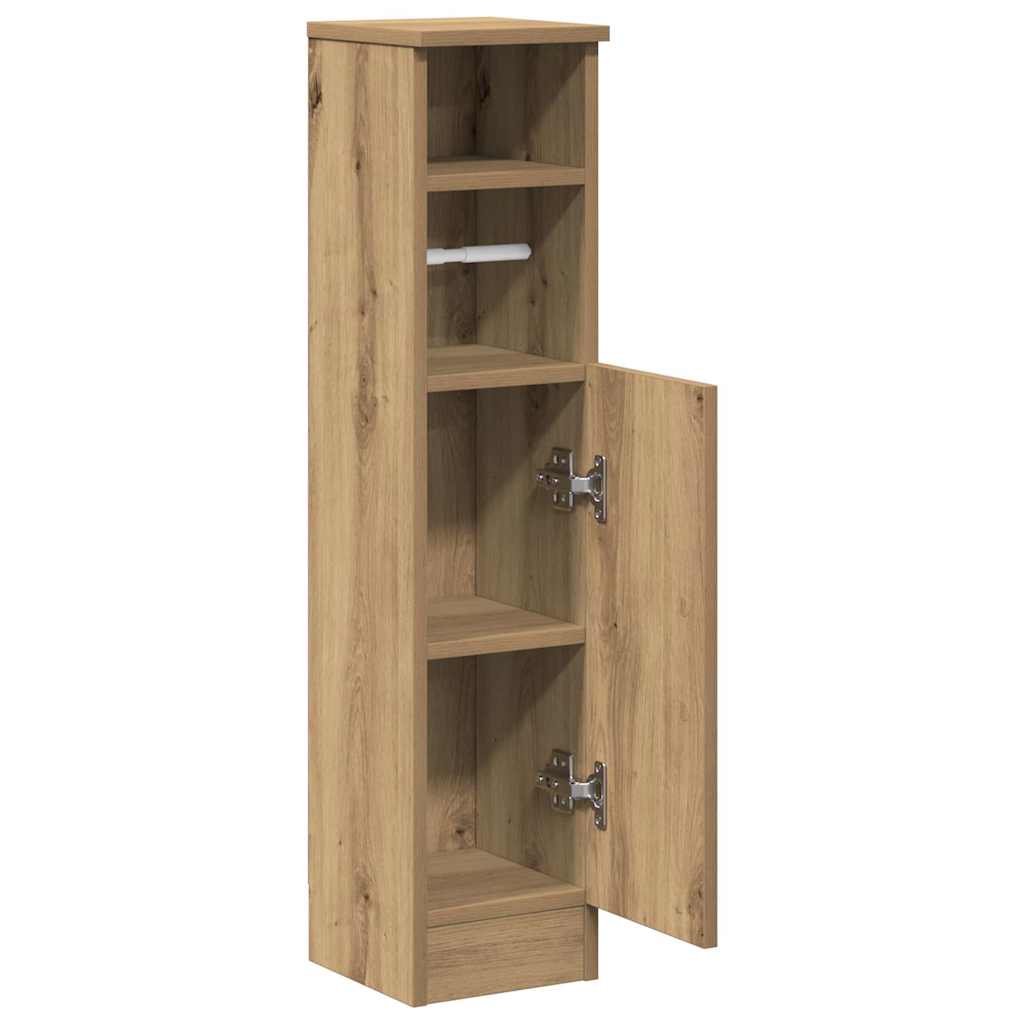 Bathroom Cabinet | Artisan oak | Engineered wood | Slim