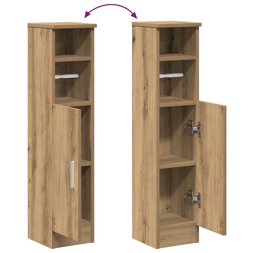 Bathroom Cabinet | Artisan oak | Engineered wood | Slim