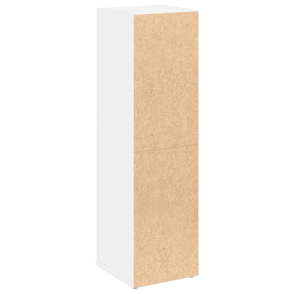 Bathroom Cabinet with Roll Holder White 20,5x22x72 cm