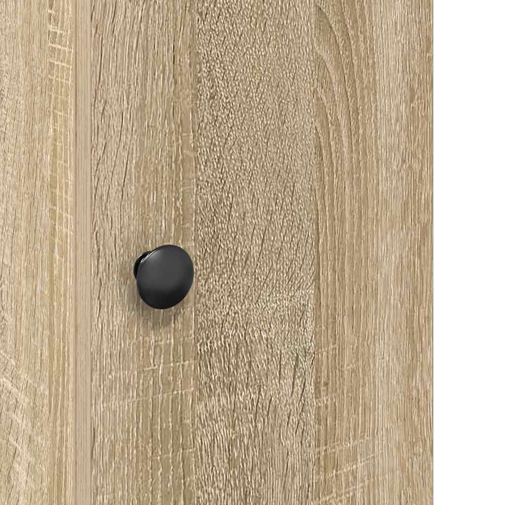 Bathroom Cabinet with Roll Holder Sonoma Oak 20,5x22x72 cm