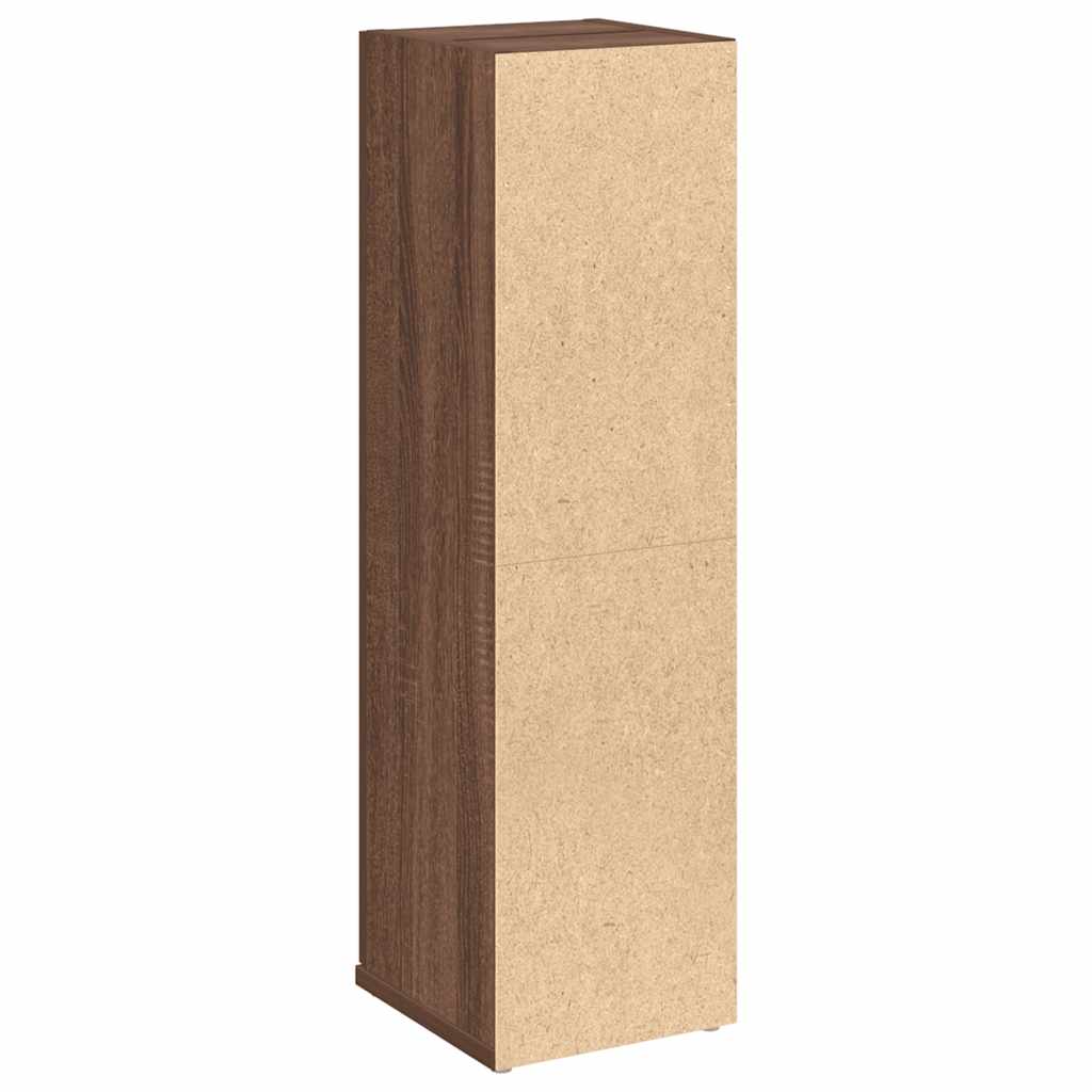 vidaXL Bathroom Cabinet with Roll Holder Brown Oak 20.5x22x72 cm