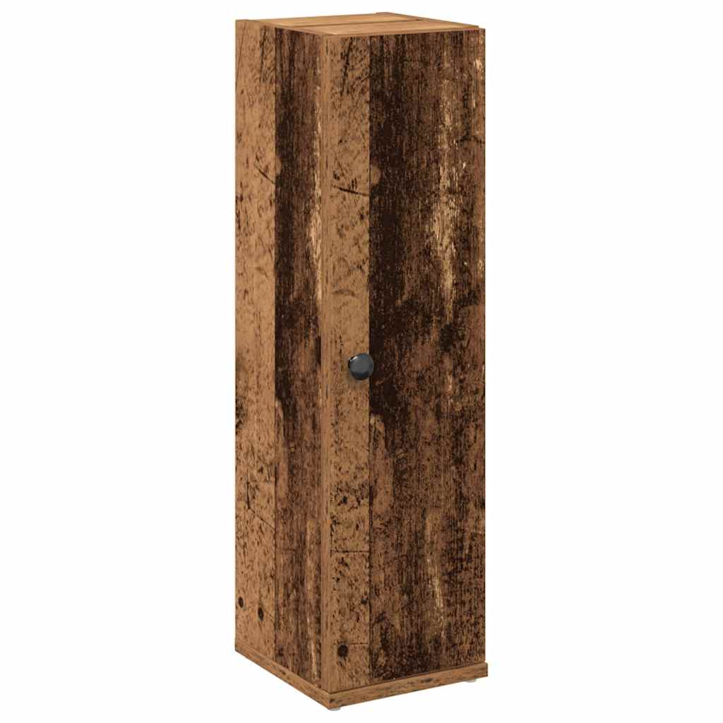 Bathroom Cabinet with Roll Holder Old Wood 20,5x22x72 cm