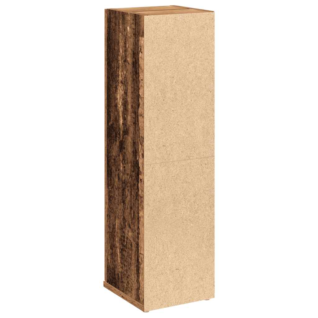 Bathroom Cabinet with Roll Holder Old Wood 20,5x22x72 cm