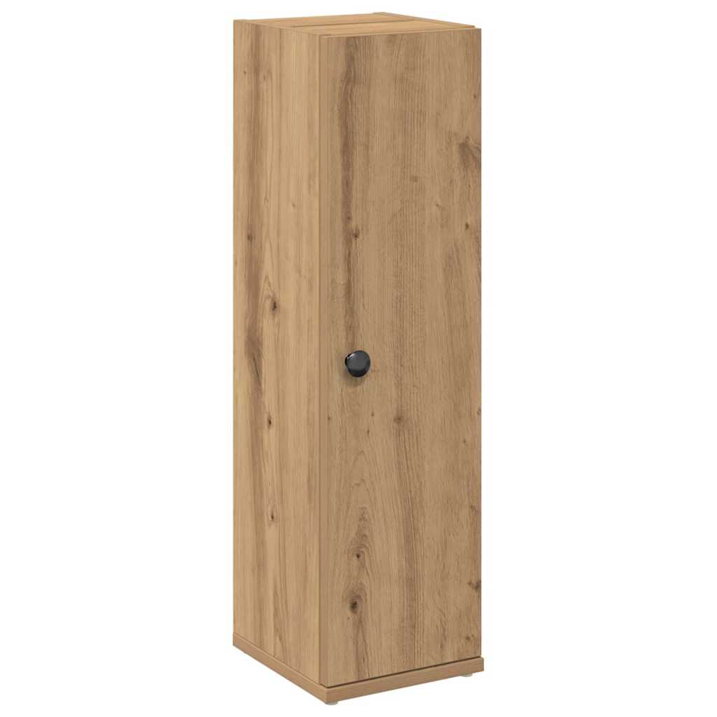 Bathroom Cabinet with Roll Holder Artisan Oak 20,5x22x72 cm