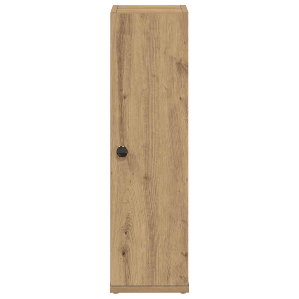 Bathroom Cabinet with Roll Holder Artisan Oak 20,5x22x72 cm