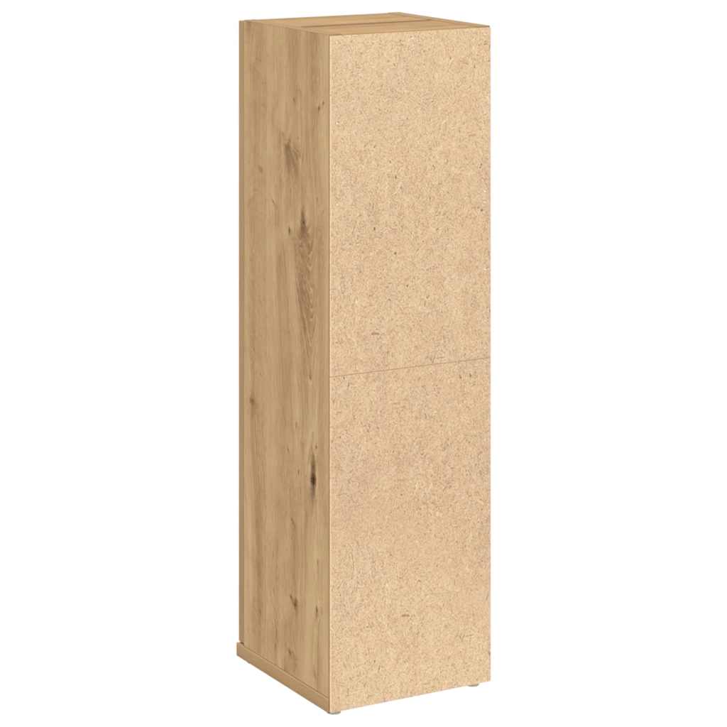 vidaXL Bathroom Cabinet with Roll Holder Artisan Oak 20.5x22x72 cm