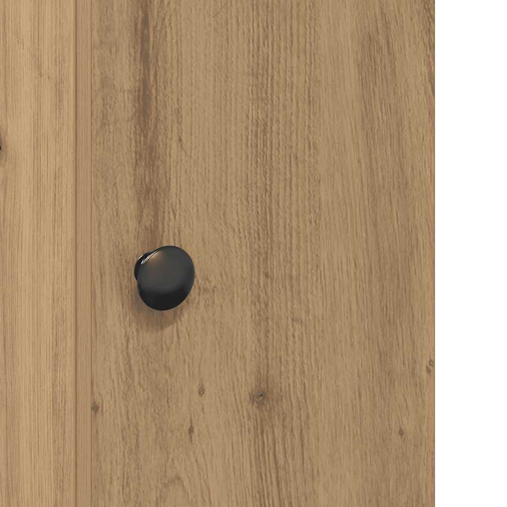 Bathroom Cabinet with Roll Holder Artisan Oak 20,5x22x72 cm