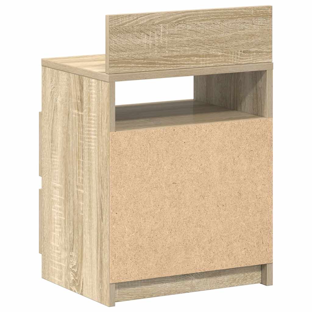 Bedside Cabinets 2 pcs with 2 Drawers Sonoma Oak 40x33x60 cm