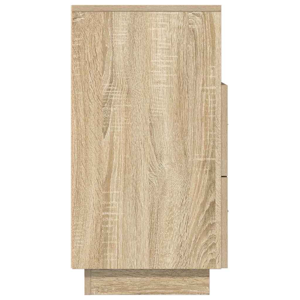 Bedside Cabinet with 2 Drawers Sonoma Oak 36x36x68 cm