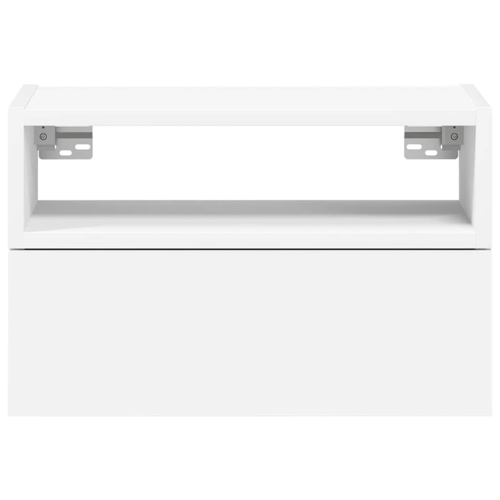 vidaXL Wall-mounted Bedside Cabinets 2 pcs White 45x26x28.5 cm