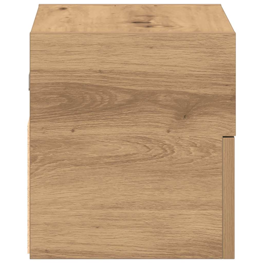 vidaXL Wall-mounted Bedside Cabinets 2 pcs Artisan Oak 45x26x28.5 cm