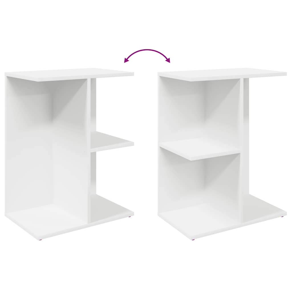 vidaXL Bedside Tables 2 pcs White 46.5x29x61 cm Engineered Wood