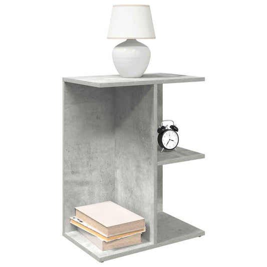 vidaXL Bedside Tables 2 pcs Concrete Grey 46.5x29x61 cm Engineered Wood
