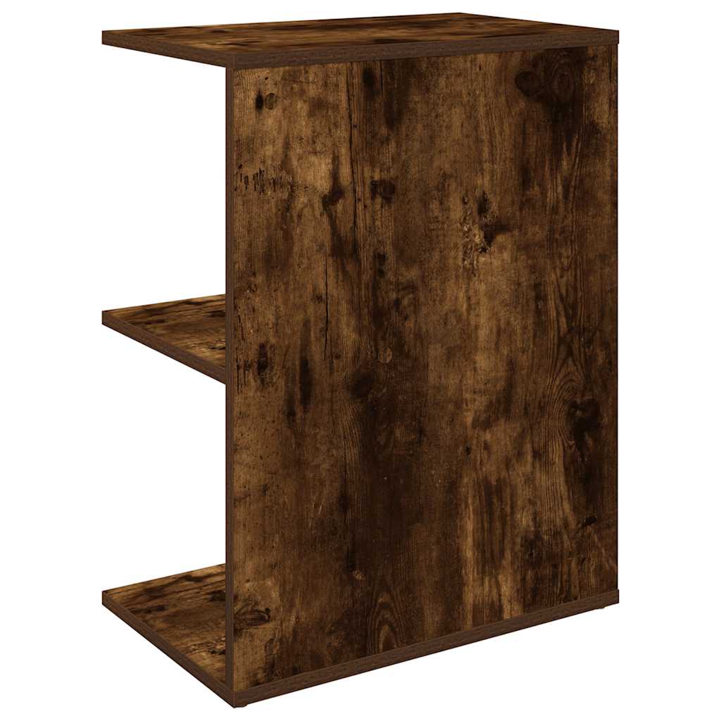 vidaXL Bedside Tables 2 pcs Smoked Oak 46.5x29x61 cm Engineered Wood