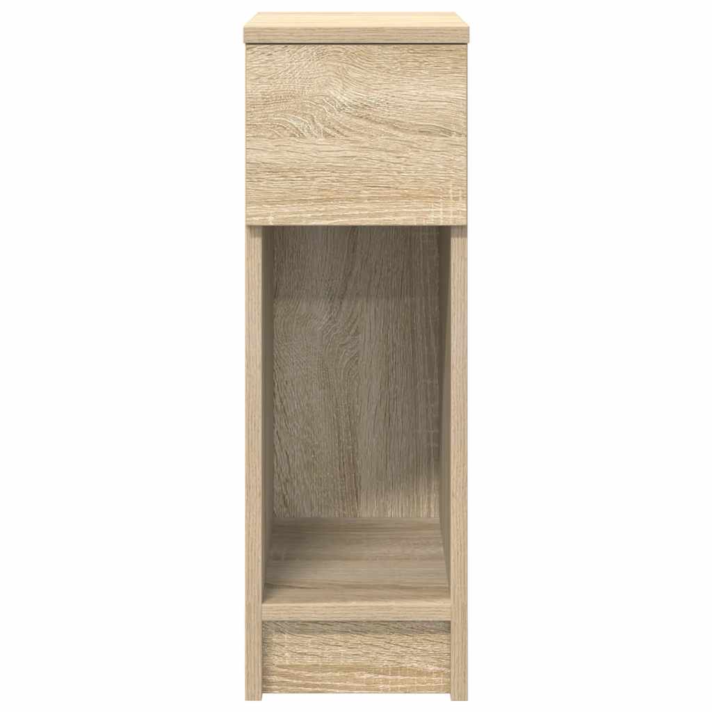 Bedside Cabinet with Drawer Sonoma Oak 20x36x60 cm
