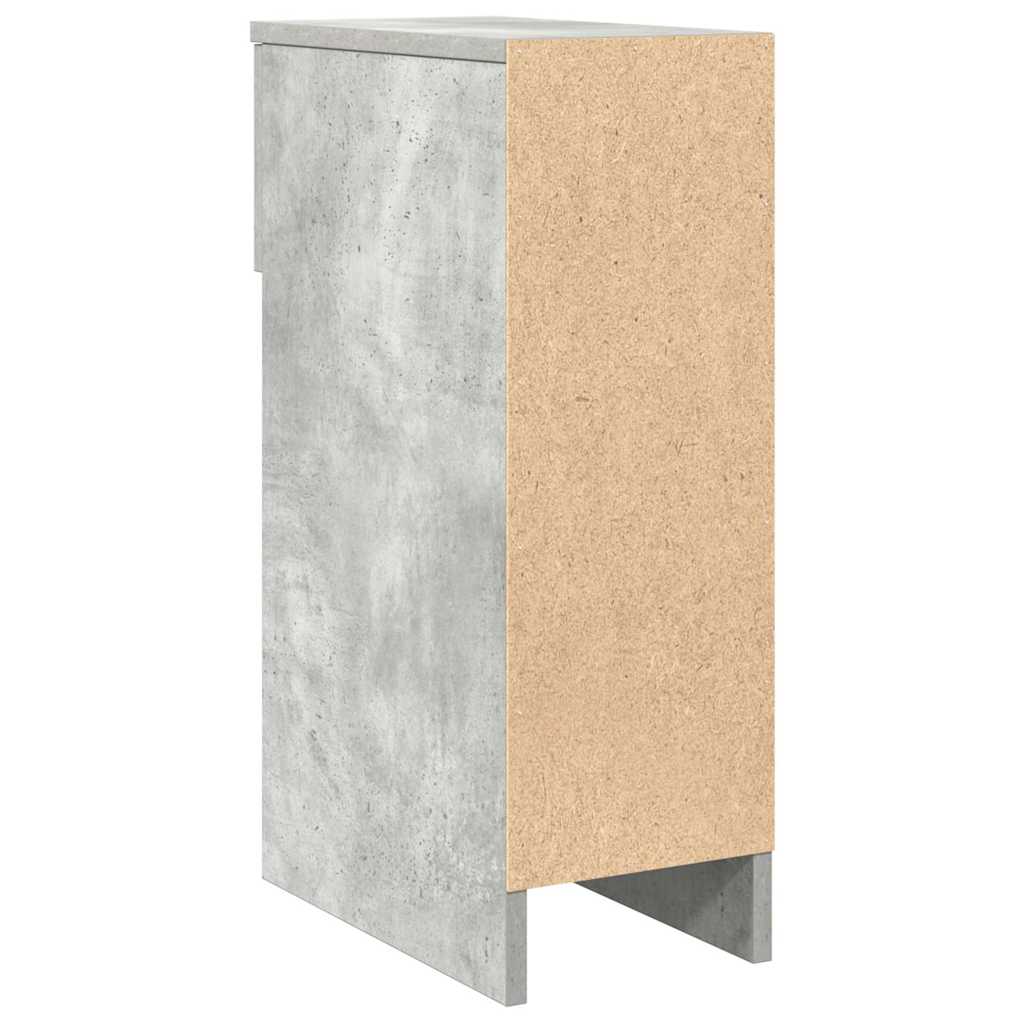 Bedside Cabinets with Drawer 2 pcs Concrete Grey 20x36x60 cm