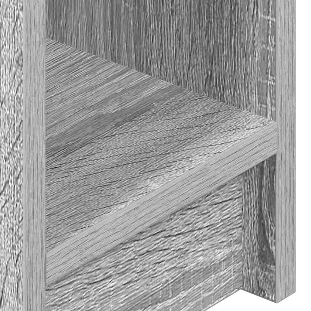 Bedside Cabinet with Drawer Grey Sonoma 20x36x60 cm
