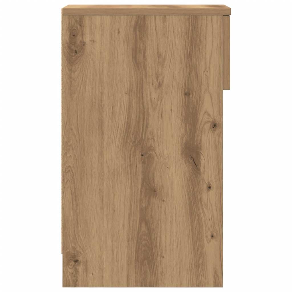 Bedside Cabinets with Drawer 2 pcs Artisan Oak 20x36x60 cm