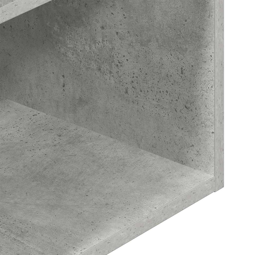 Bedside Cabinets with Drawer 2 pcs Concrete Grey 35x34x66.5 cm