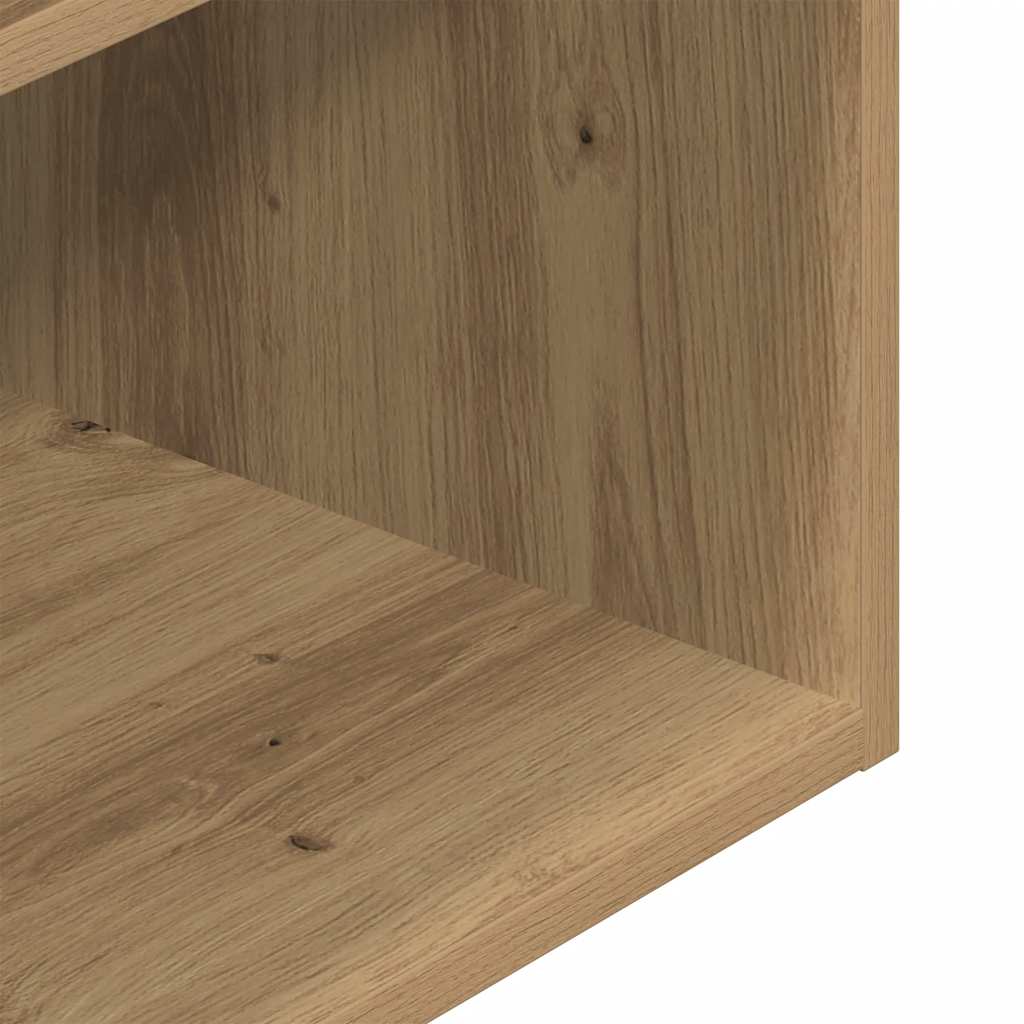 vidaXL Bedside Cabinets with Drawer 2 pcs Artisan Oak 35x34x66.5 cm