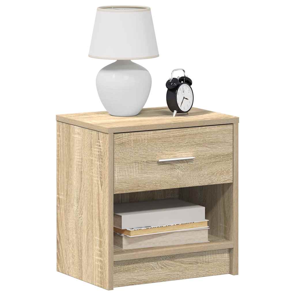 Bedside Cabinet with Drawer Sonoma Oak 39x28x41 cm