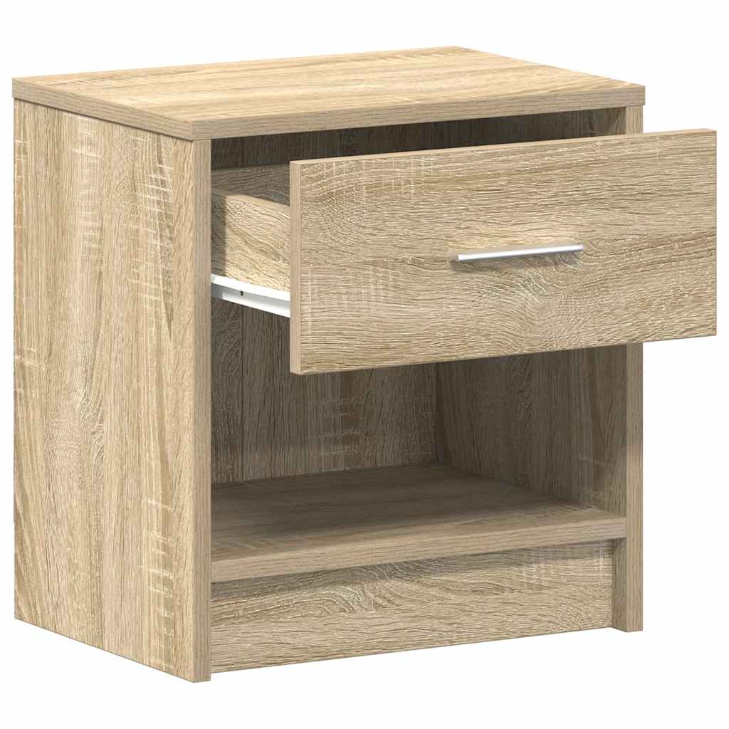 Bedside Cabinet with Drawer Sonoma Oak 39x28x41 cm