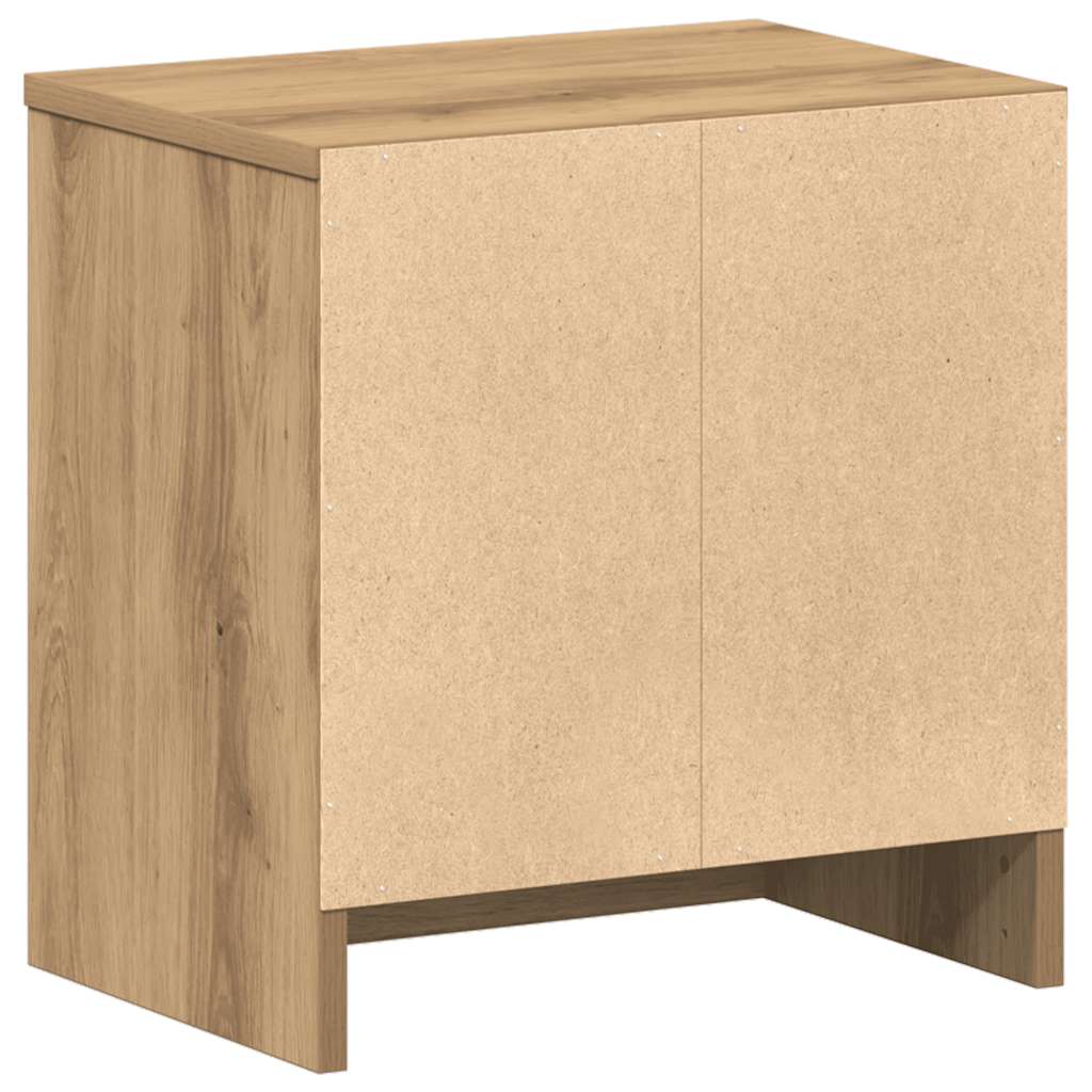 Bedside Cabinet with Drawer Artisan Oak 39x28x41 cm