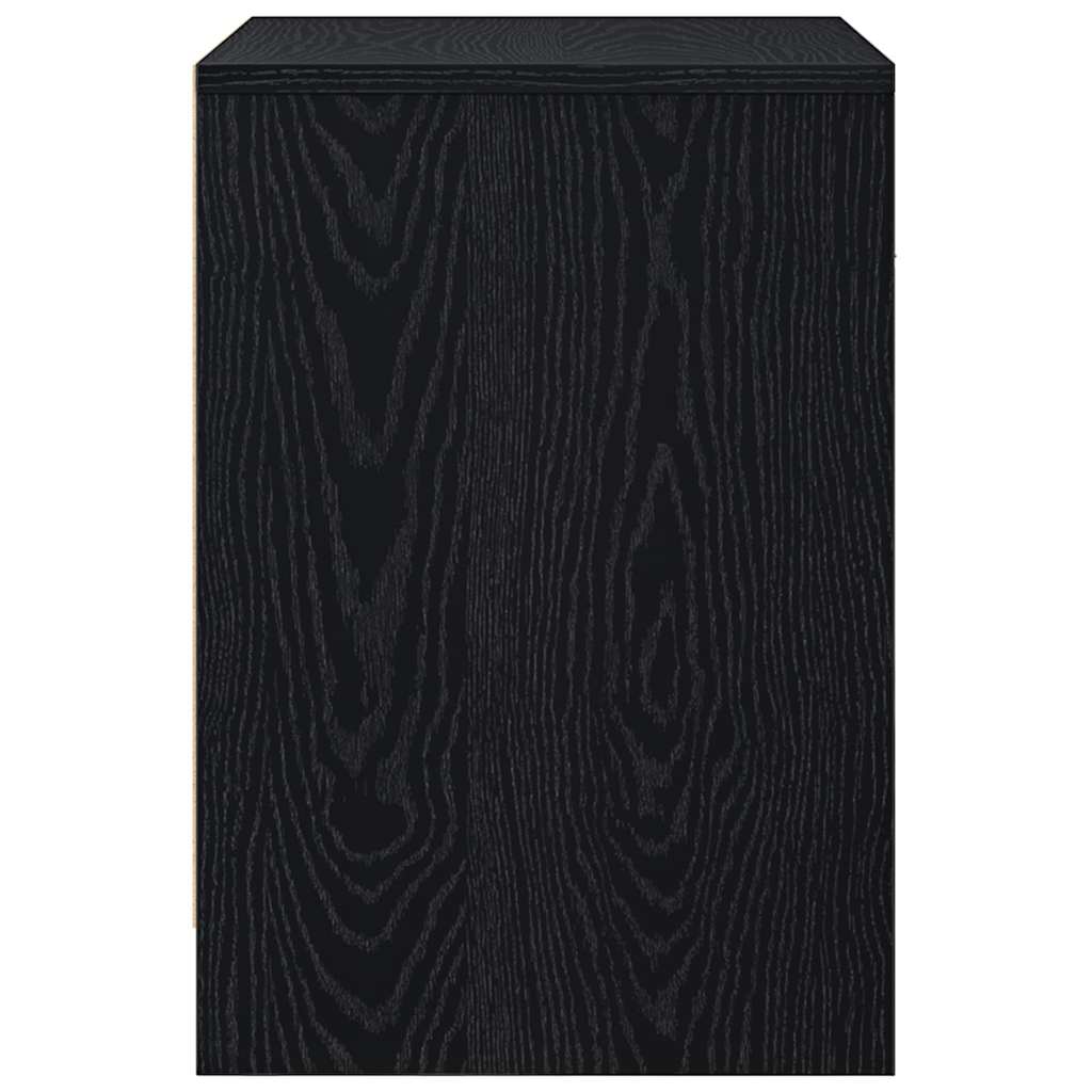 Bedside Cabinets 2 pcs with Drawer Black 40x34x50 cm