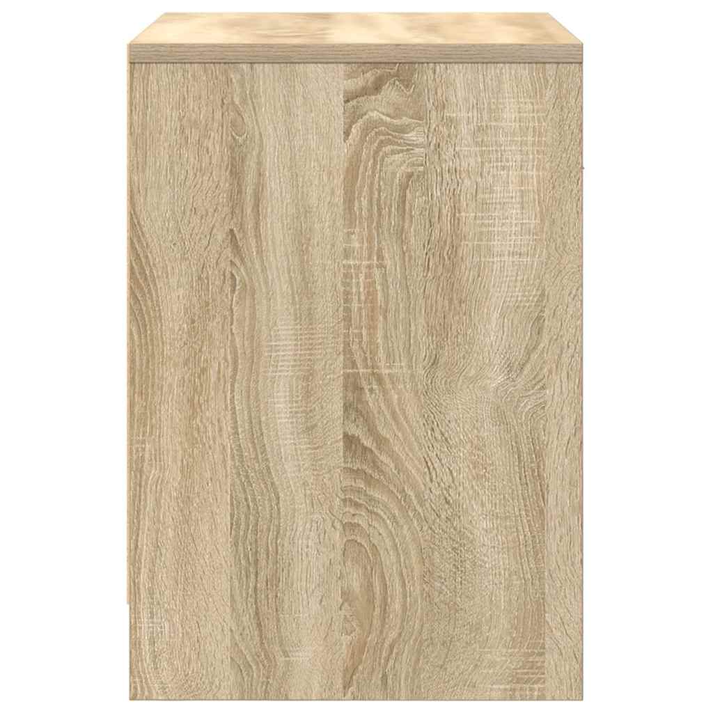 Bedside Cabinets 2 pcs with Drawer Sonoma Oak 40x34x50 cm