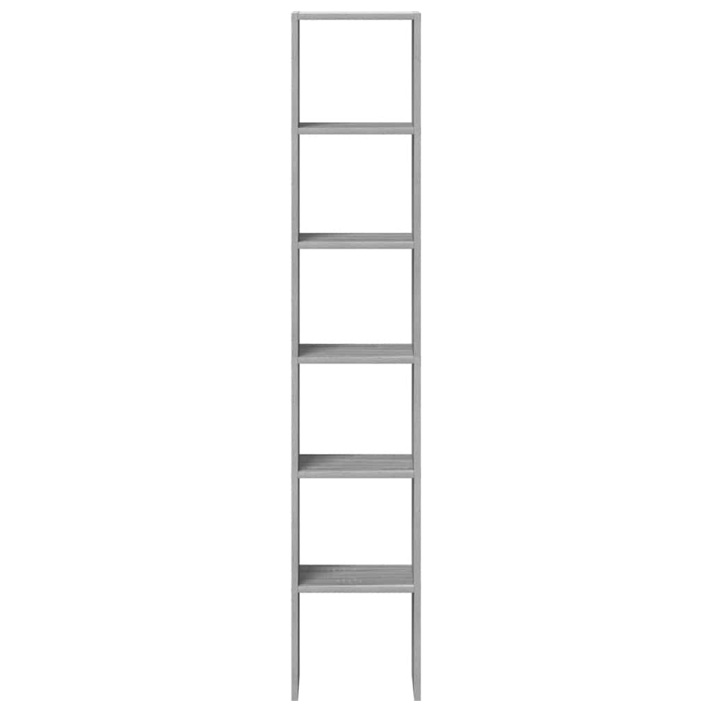 Bookcases 2 pcs Stackable Grey Sonoma 30x30x80 cm Engineered Wood