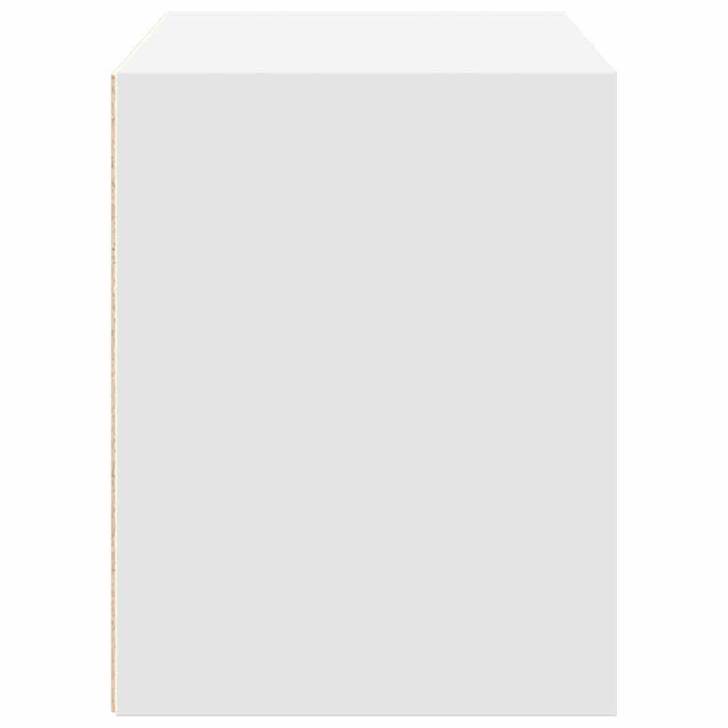 Cabinet with 2 Drawers White 60x31x40 cm Engineered Wood