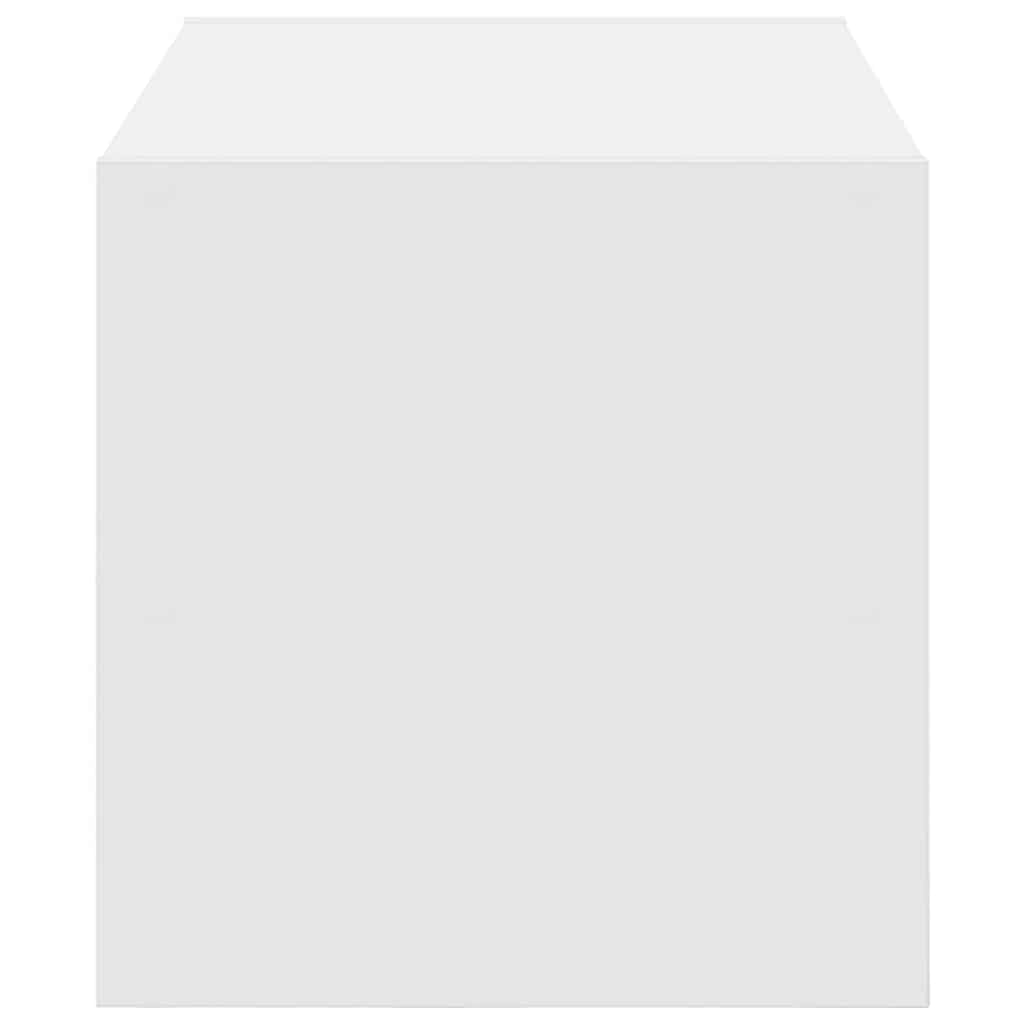 Shoe Rack Stackable White 60x30x30.5 cm