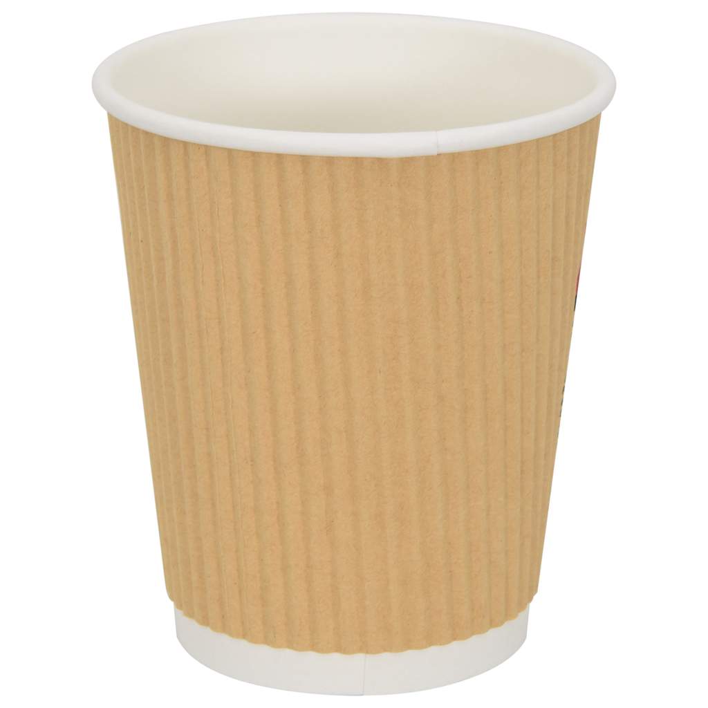 Paper Coffee Cups 500 pcs 8oz 200ml Brown