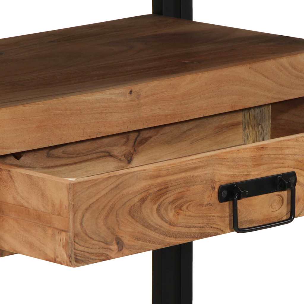 Console Table Brown 120 x 33 x 75 cm Solid Acacia Wood