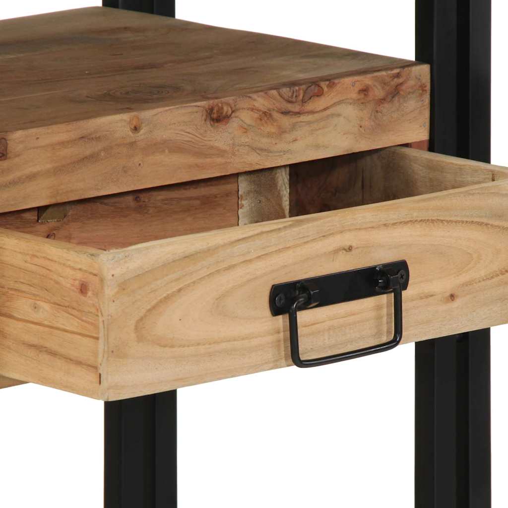 Console Table Brown 90 x 33 x 75 cm Solid Acacia Wood