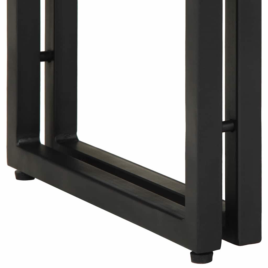 Console Table Brown 90 x 33 x 75 cm Solid Acacia Wood