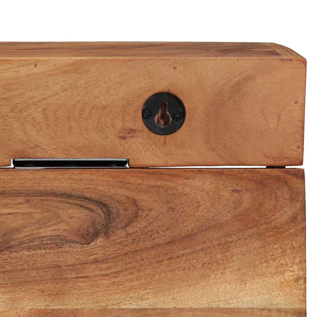 Coat Rack Wall-mounted Brown 73 x 19 x 23 cm Solid Acacia wood